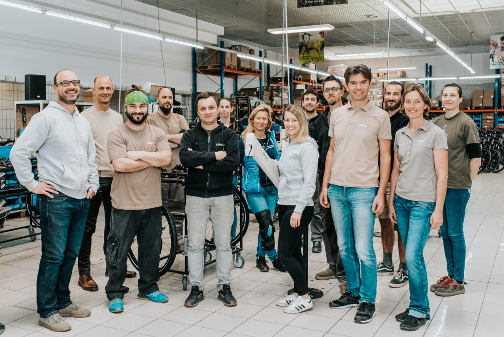 Gruppenfoto - das erfolgreiche Bikee Team